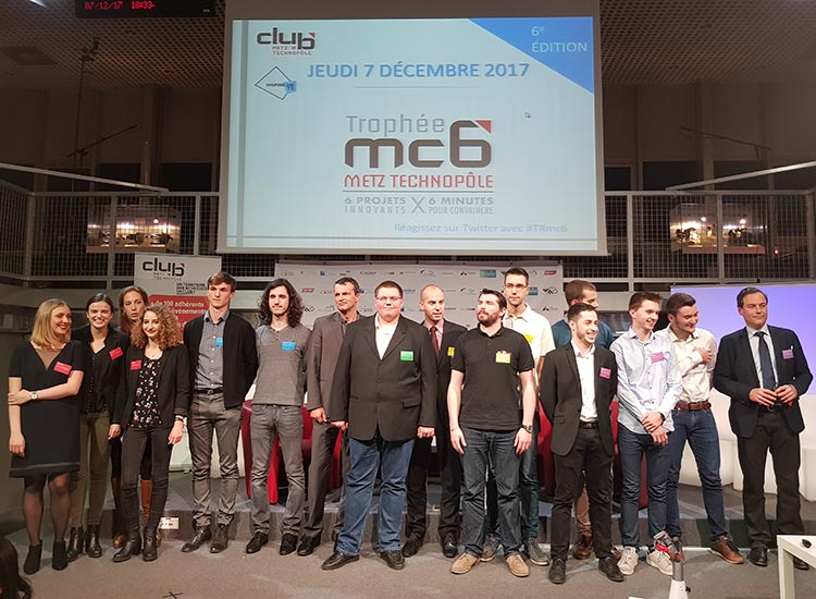 Trophée mc6 du Club Metz Technopôle